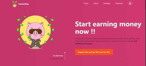 At FarmerBux You Can Make Money From Free Animals & Withdraw Instantly Via FaucetPay and Payeer