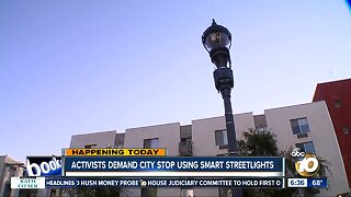 Activists want city of San Diego to end use of smart streetlights