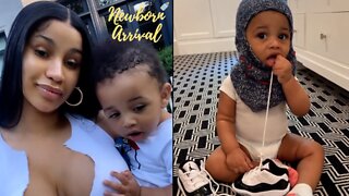 Cardi B's Claims Son Wave Is A Mommy's Boy! 😌