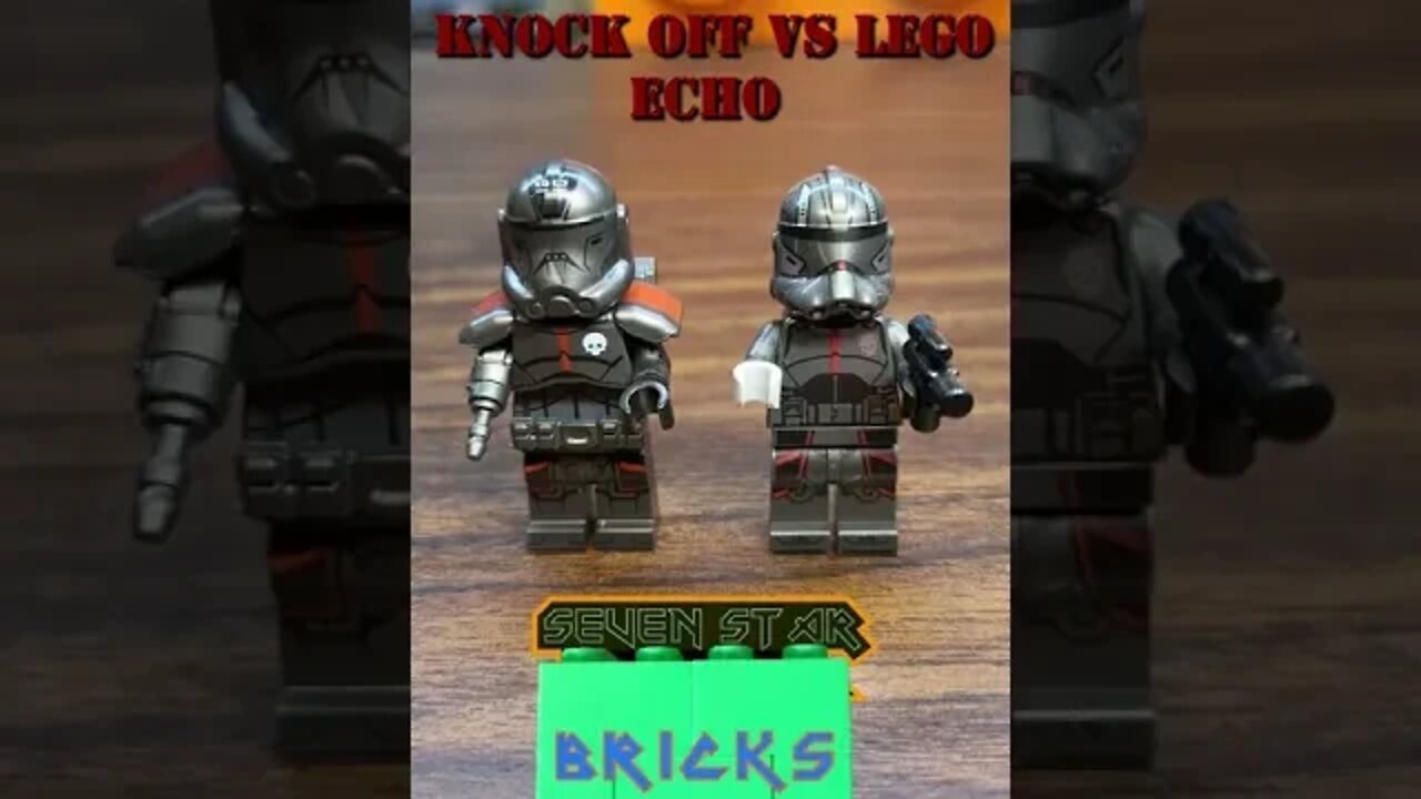 The Bad Batch - Knock Off vs Lego minifigures - ECHO