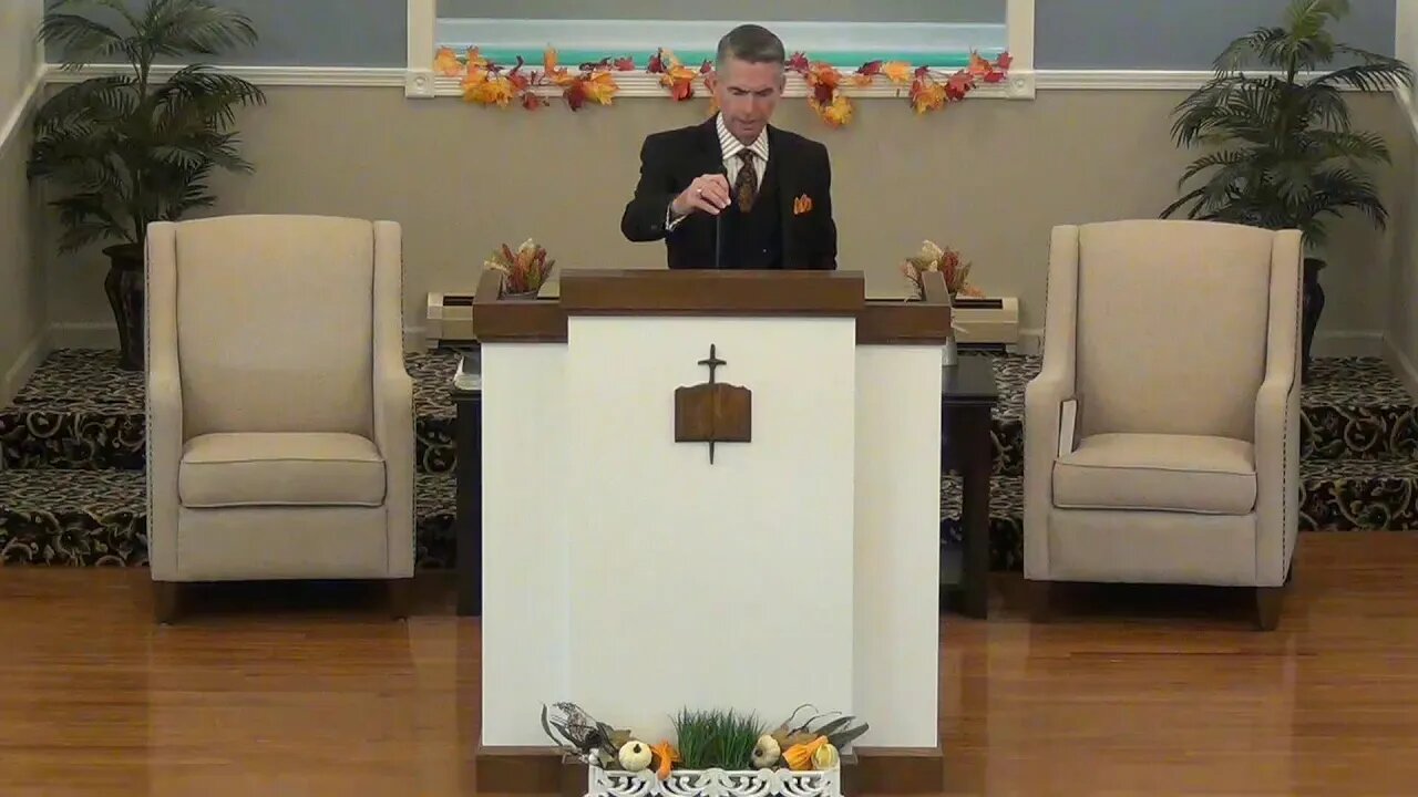 Sunday Morning, October 31, 2021 Why Be Thankful