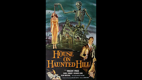 House on Haunted Hill 1959 Horror, Thriller Vincent Price