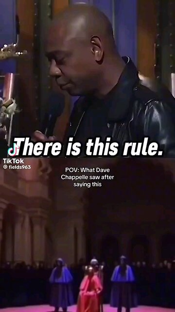 Dave Chappelle noticing things. who are they?