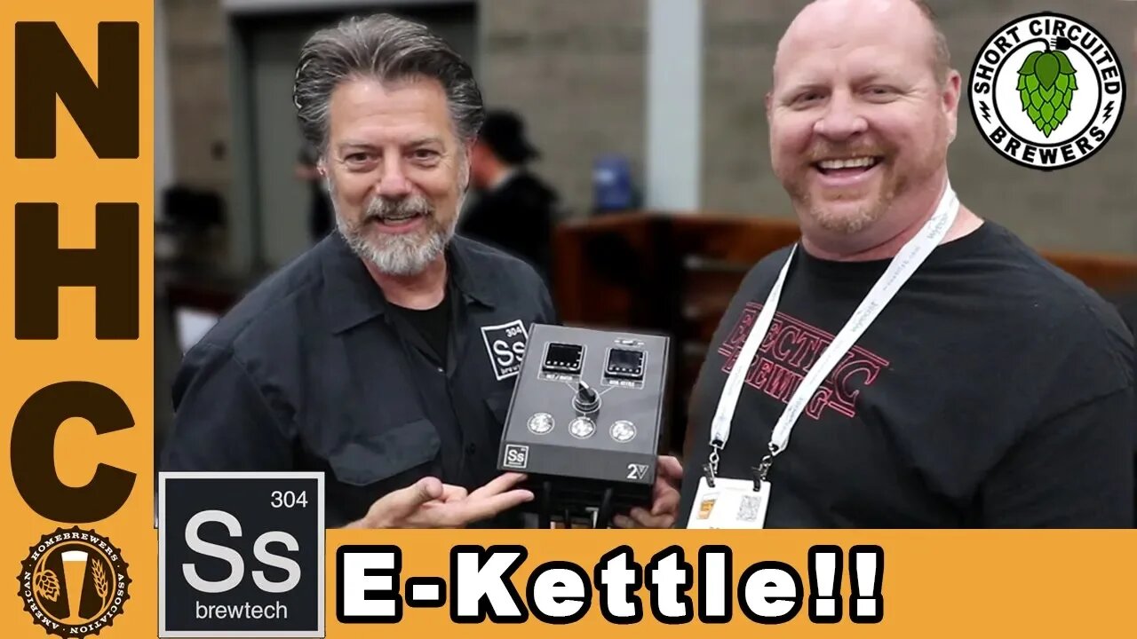 SS Brewtech upcoming E-Kettle controllers for electric brewing systems #homebrewcon #scbatnhc