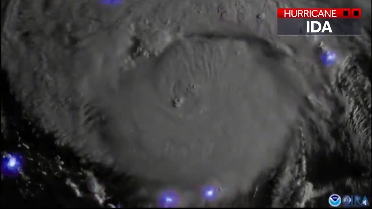 Whoa...You Have To See What Hurricane Ida Looks Like From The Inside