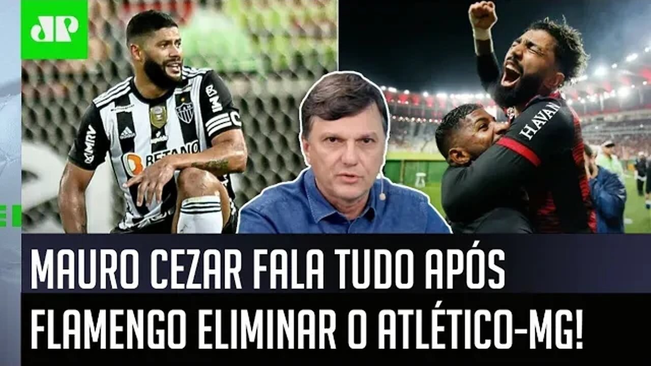 "O Flamengo NÃO DEIXOU o Atlético-MG RESPIRAR! Foi um JOGO que..." Mauro Cezar FALA TUDO!