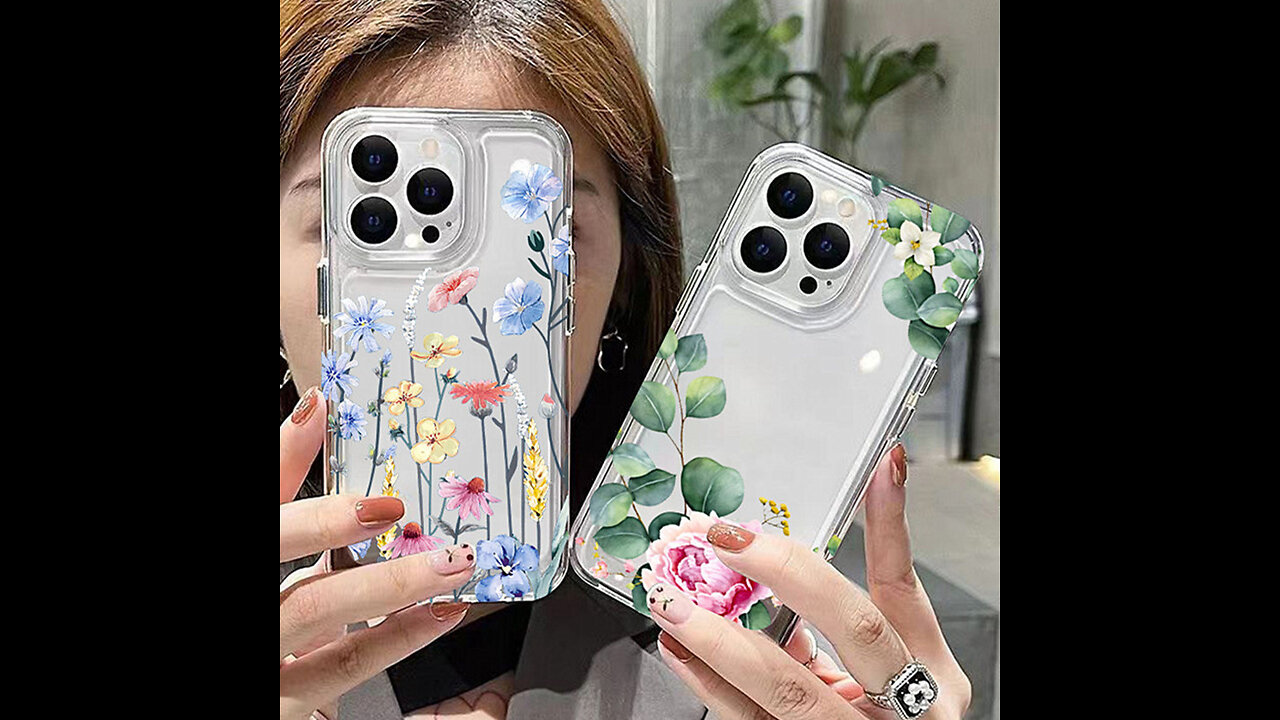 Colorful Flower Phone Case For iPhone 14 Pro Case