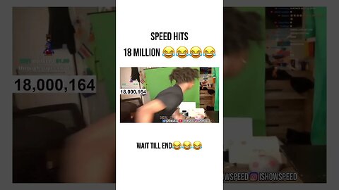 @IShowSpeed 18 million Celebration😂😂😂 | Speed Hits 18 Million #trending