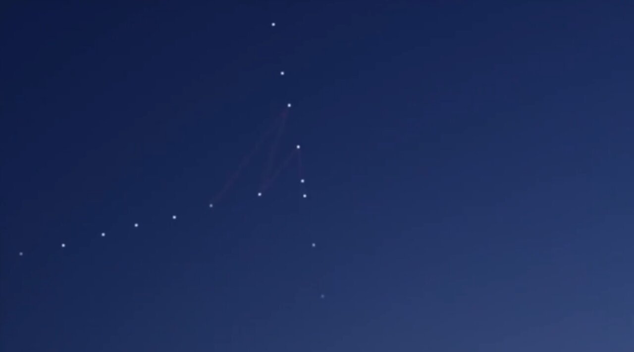 UFO Starlink Over Texas!