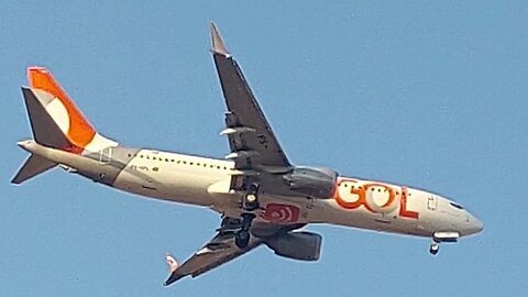 Boeing 737 MAX 8 PS-GPL coming from Rio de Janeiro to Fortaleza