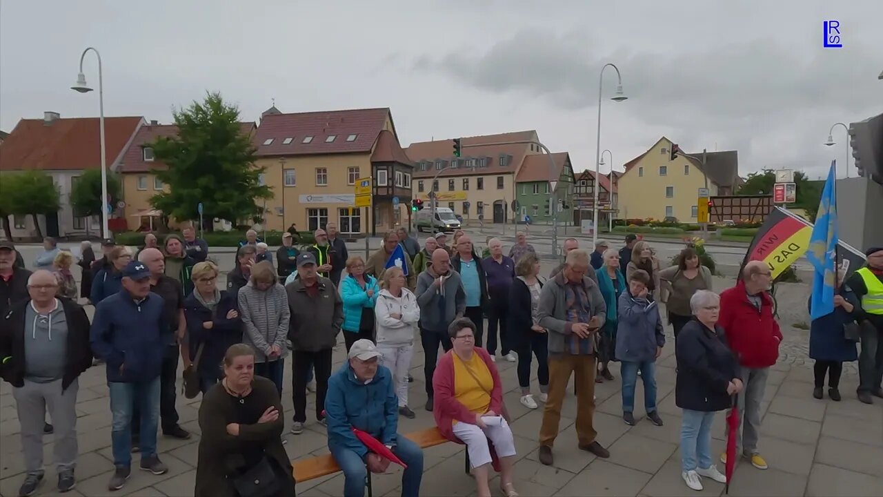 Wolgast - Stefan - Eröffnung mit Redebeitrag 29-08-2023