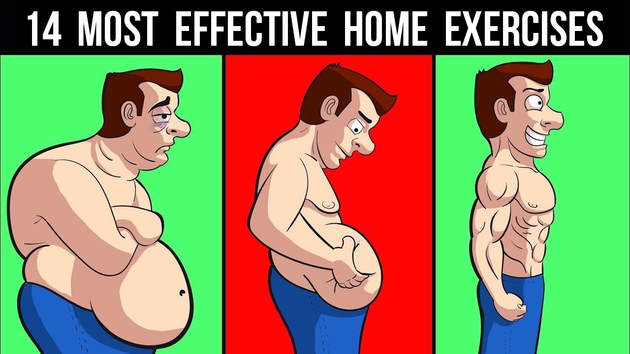 MOST EFFECTIVE Exercises Full Body at Home (No Equipment)