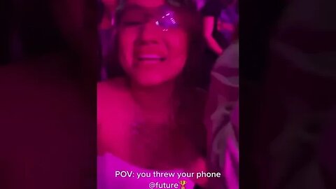 Fan Throws Phone At Future