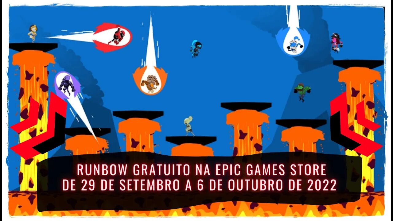 Runbow Gratuito na Epic Games Store de 29 de Setembro a 6 de Outubro de 2022