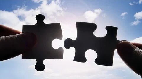 You need 2 pieces of the puzzle for everlasting life.