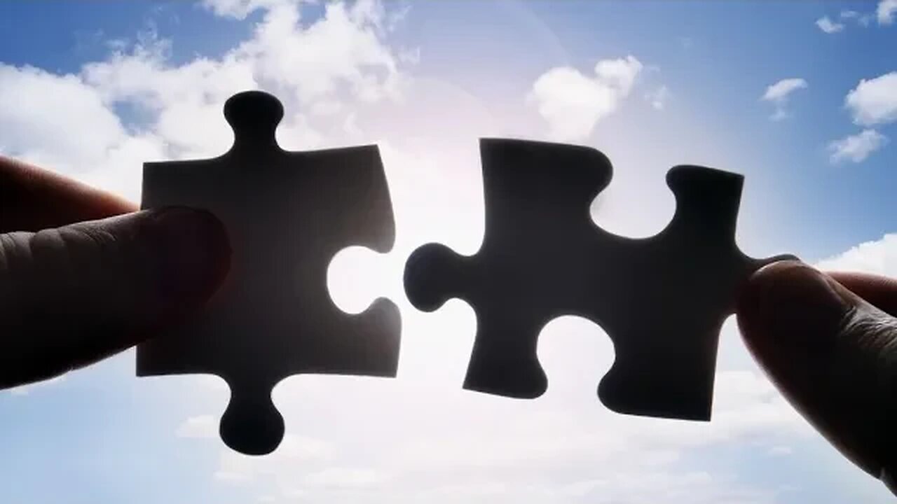 You need 2 pieces of the puzzle for everlasting life.