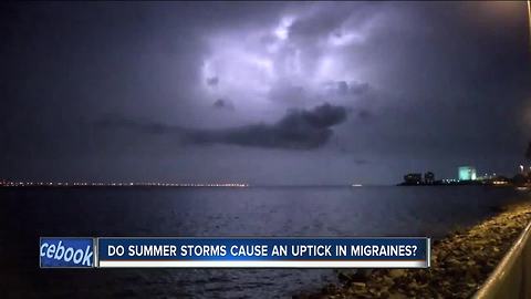 Milwaukee doctor: Headaches after summer storms not surprising