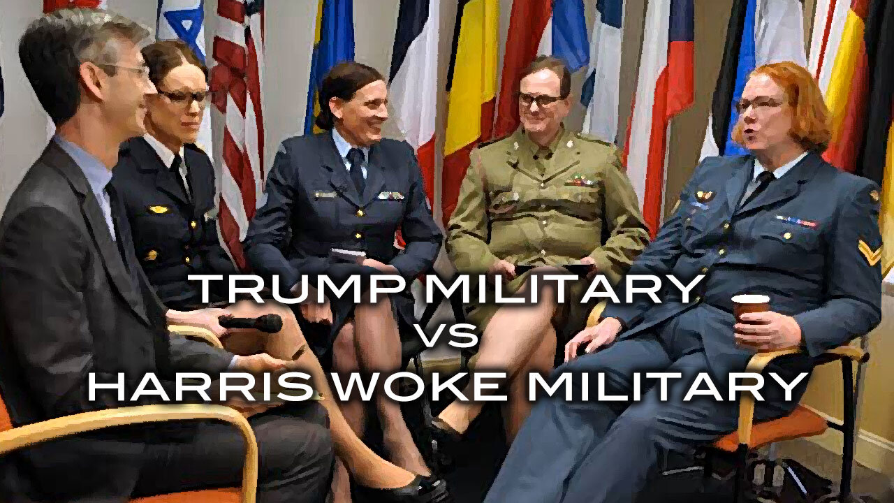 Trump Military vs Harris Woke Military