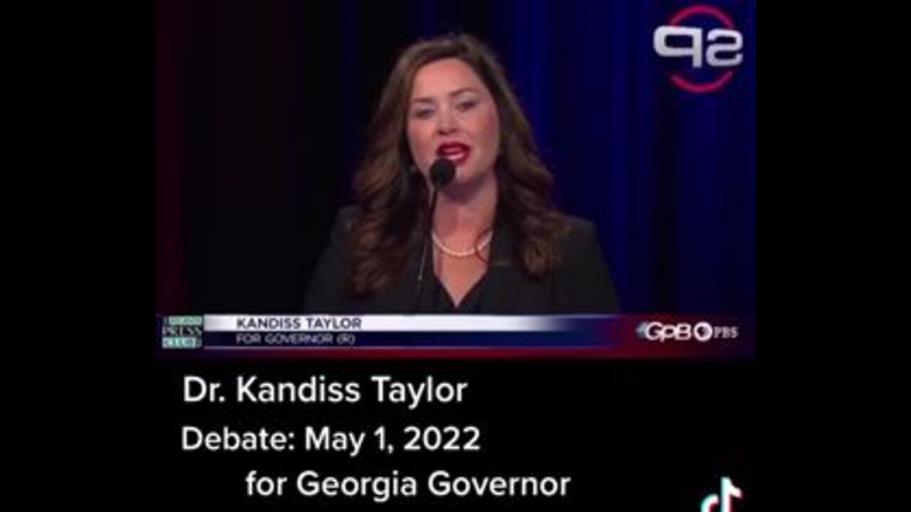 Dr. Kandiss Taylor - Georgia GOP Gubernatorial Debate May 1, 2022