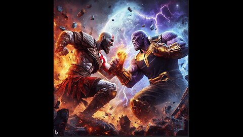 KRATOS and THANOS fighttttt😲😲😲😲😲😲