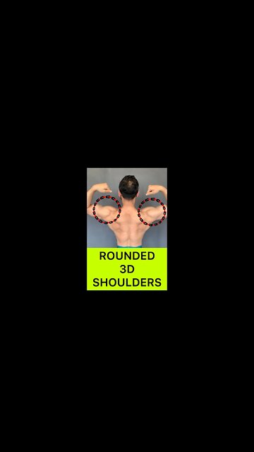 GROW BIG ROUNDED REAR DELTOIDS #shorts