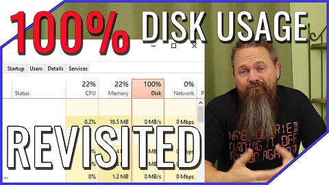 100% Disk Usage in Windows 10 Tips