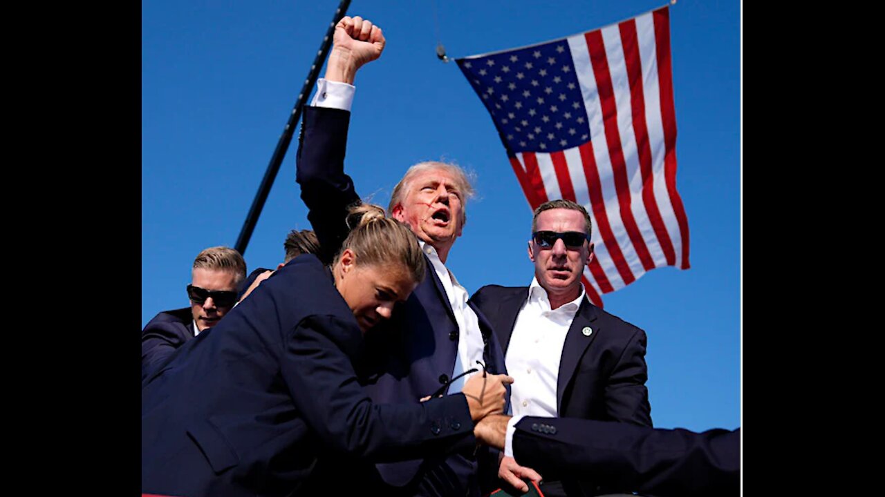 Trump Shot at Pennsylvania Rally - Handled it like a BOSS!