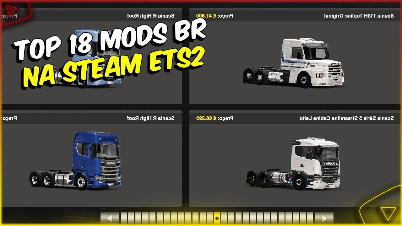 TOP 18 MODS BRASILEIROS NA STEAM PARA EURO TRUCK SIMULATOR 2