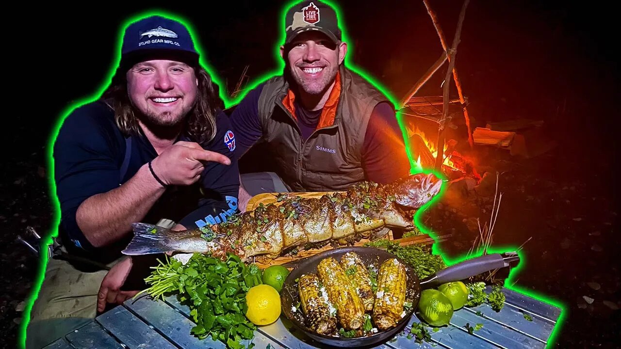 The BEST Stuffed FISH Recipe EVER!! STEELHEAD FISHING With Pro CHEF.