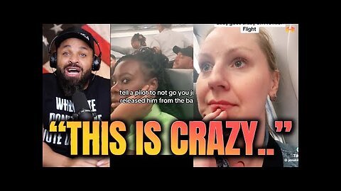 White Woman Films Crazy Altercation on Frontier Airlines!