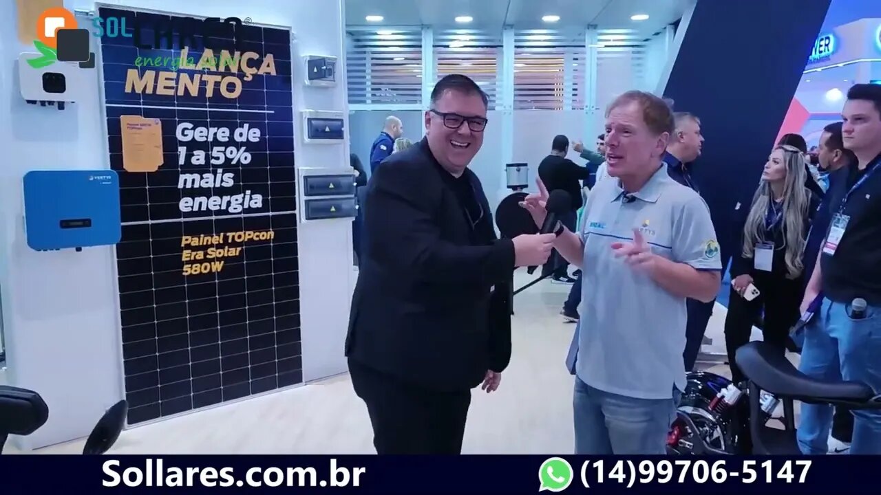 INTERSOLAR 2023 - SAMUEL SANCHES E CIRO BOTTINI BATEM UM PAPO SOBRE A HISTÓRIA DA CINESHOP.COM.BR