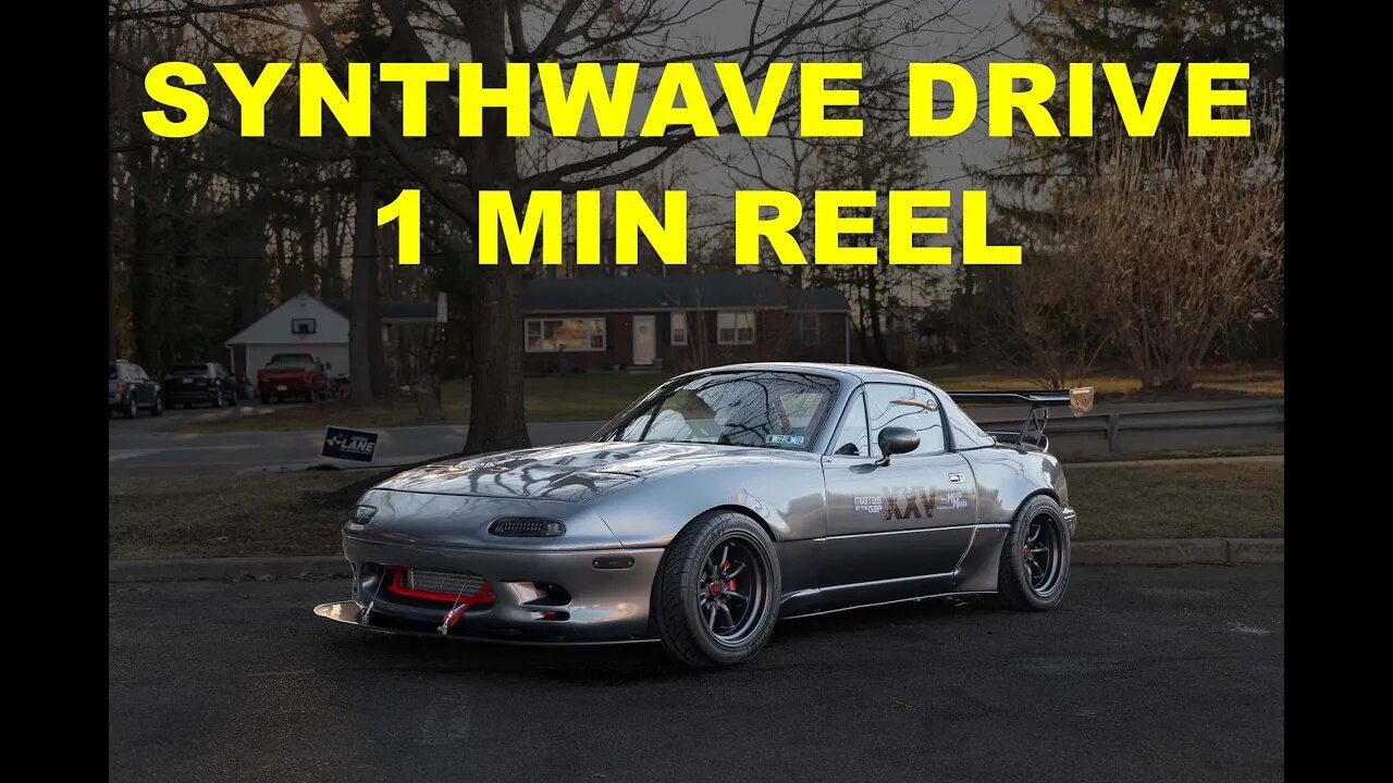 Synthwave Drive - Midnite Runner Miata - Panasonic s1 s1h handheld reel