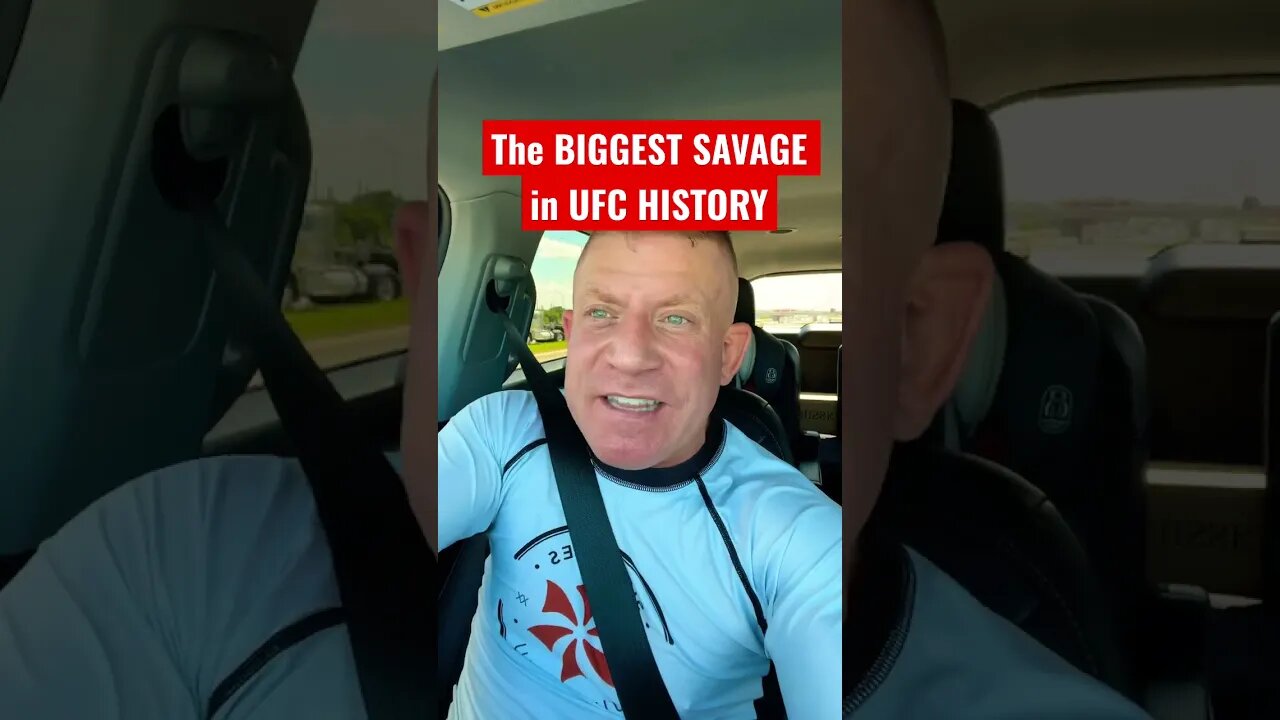 The BIGGEST SAVAGE IN UFC HISTORY is….