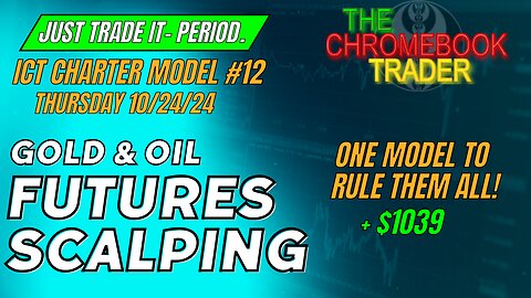 ICT Scalping Charter Model #12 - Oil & Gold Trades - 10242024