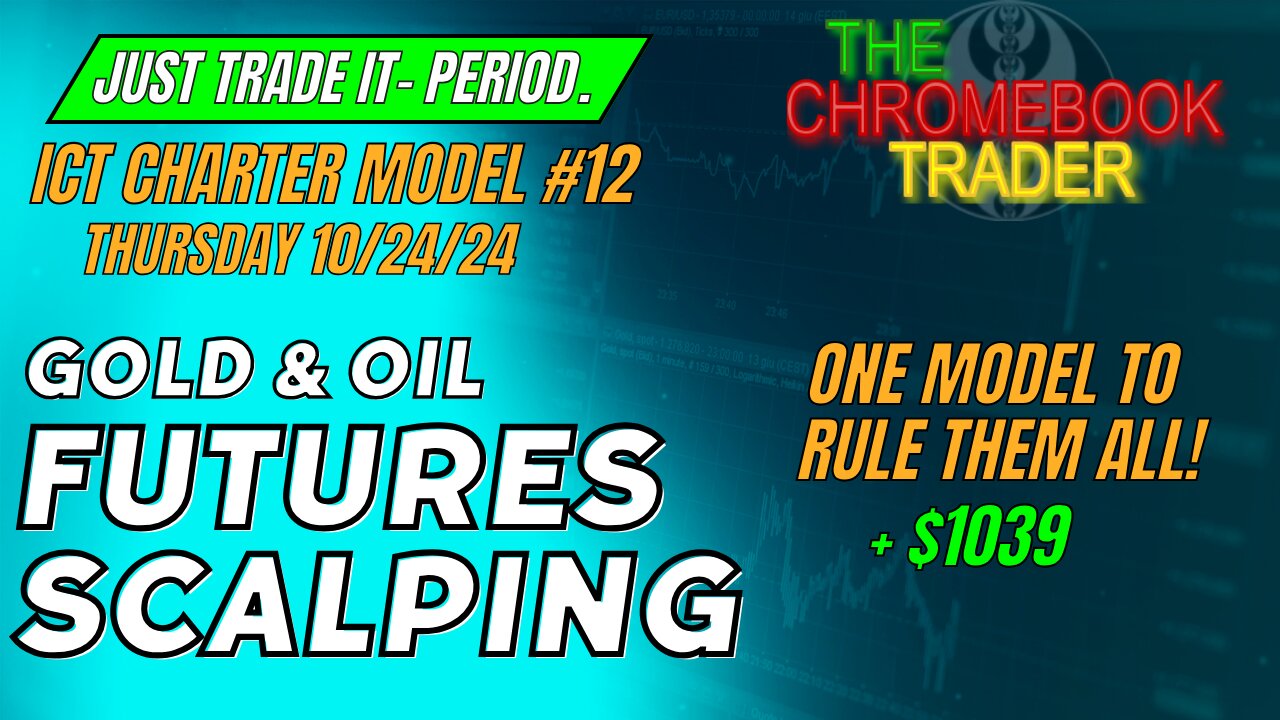 ICT Scalping Charter Model #12 - Oil & Gold Trades - 10242024