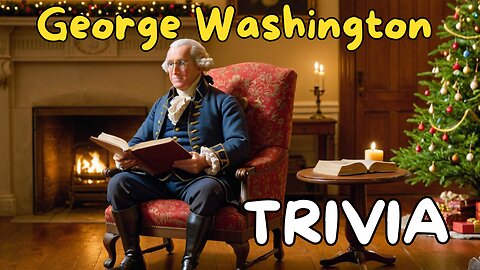 George Washington Trivia in Christmas setting