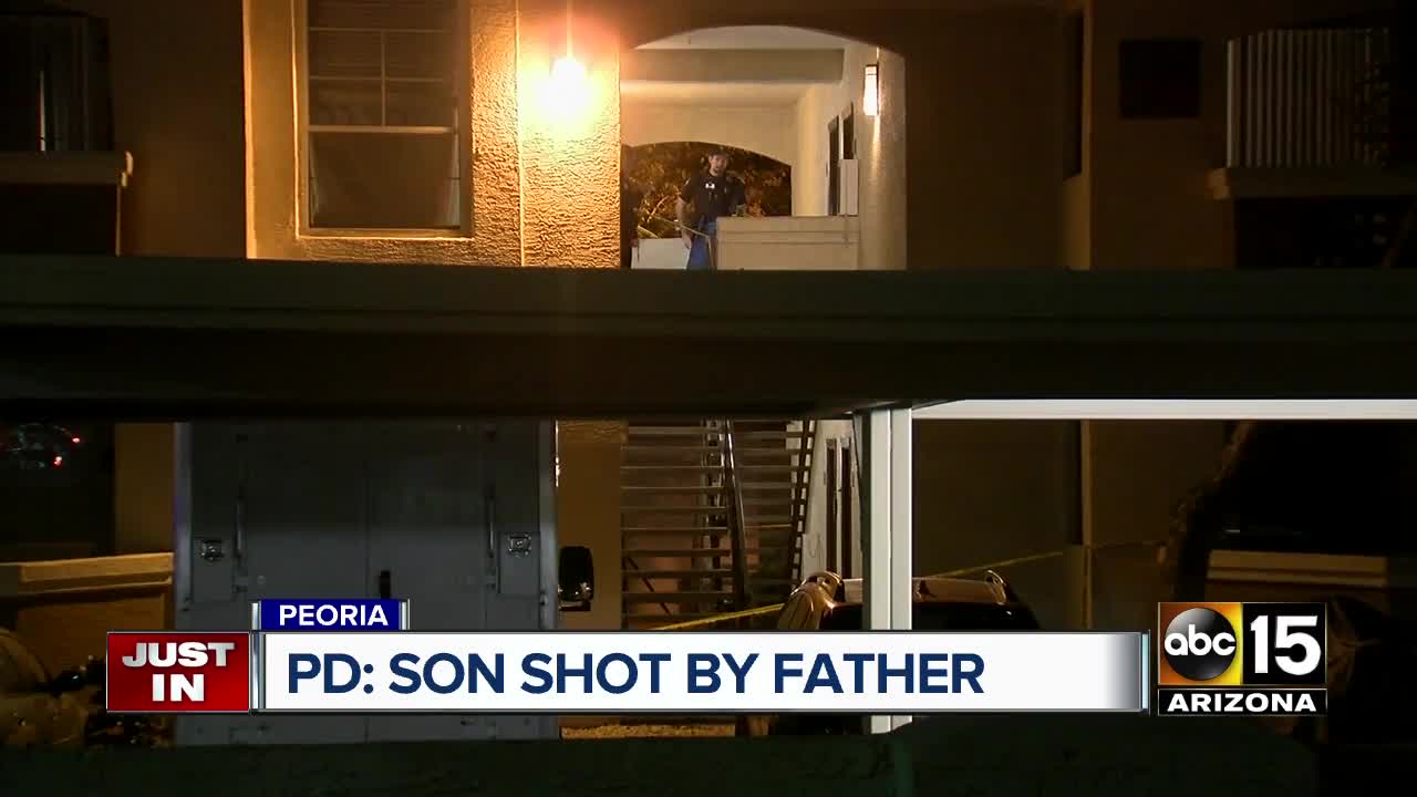 PD: Man shot by father in Peoria