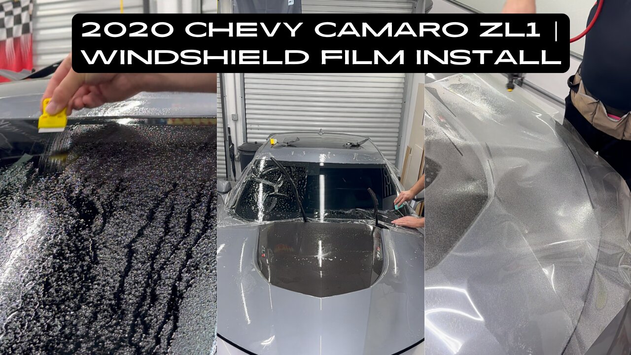 2020 Chevy Camaro ZL1 | Windshield Film Install