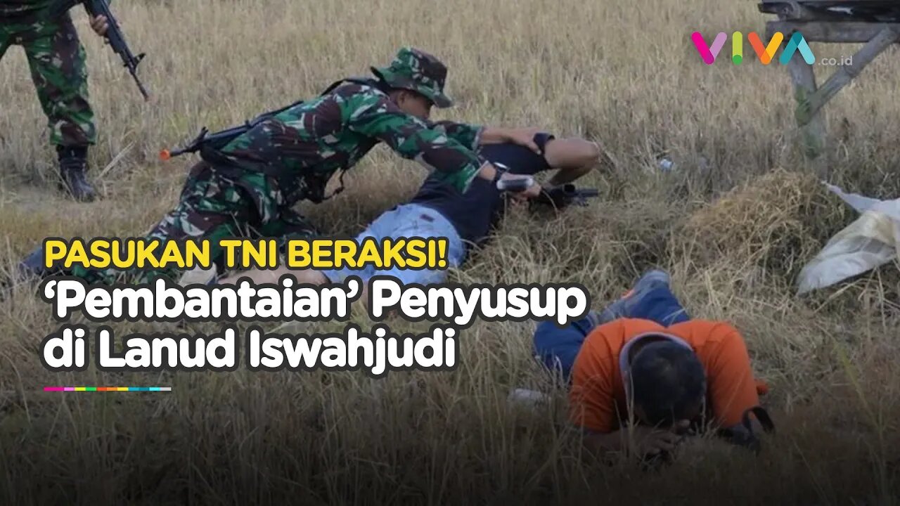 4 Penyusup ‘Dibantai’ Prajurit TNI di Objek Vital Lanud Iswahjudi