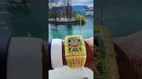 $20 Million Gold and Emerald Covered Watch😍 #motivation #Goals #jacobandco