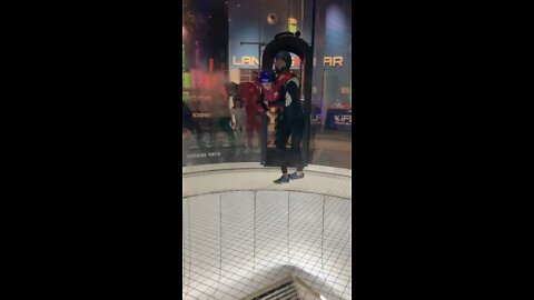 Indoor skydiving