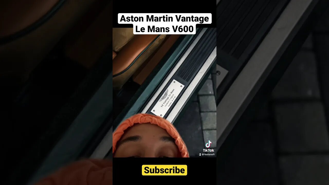 Aston Martin Vantage Le Mans V600 #astonmartin #astonmartinvantage #car #supercars #hypercar #shorts