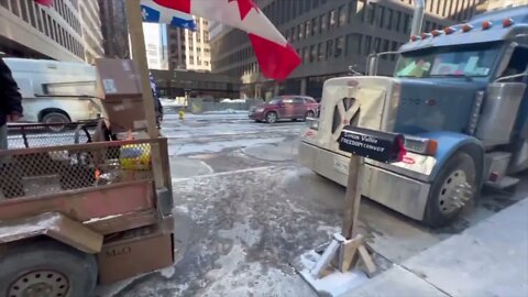 🇨🇦 TRUCKS SET UP MAIL BOX AS STATEMENT 🇨🇦 (OTTAWA)