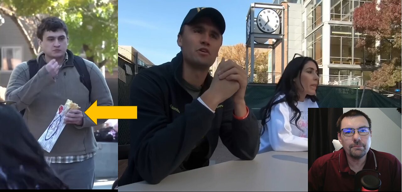 Baguette Boy Takes on Charlie Kirk