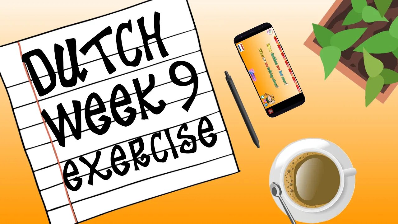 New Dutch Practice! \\ Week 9 Speaking Exercise // Learn Dutch with Tongue Bit!