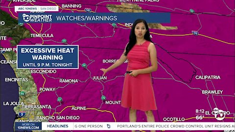 ABC 10News Pinpoint Weather for Sun. June 20, 2021