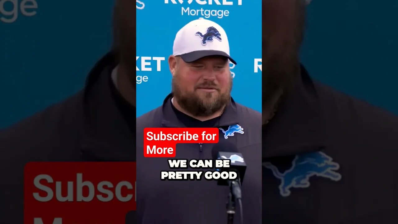 Coach Fraley on Detroits Offensive Line #nfl #detroitlions #shorts