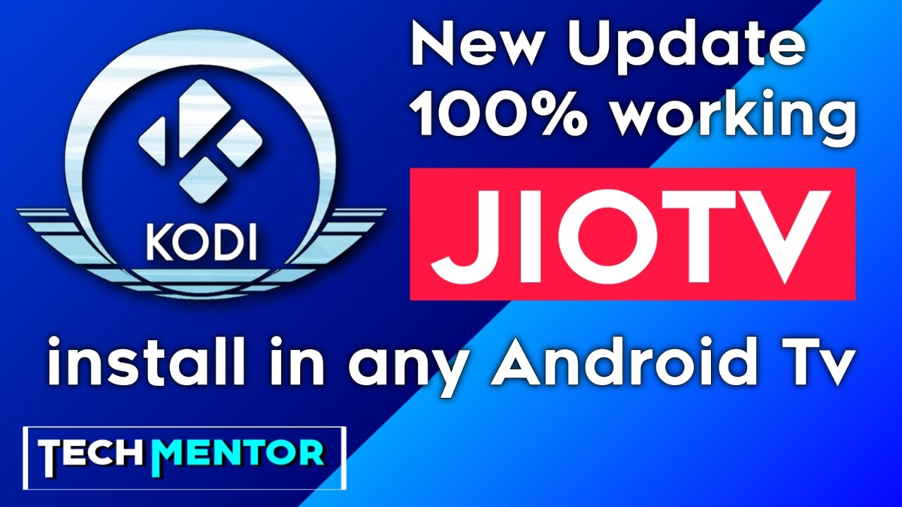 📺 Install JIO TV+ on Any Android TV: New Kodi Method! | JIO tv+ in Any Android Tv | Tech Mentor