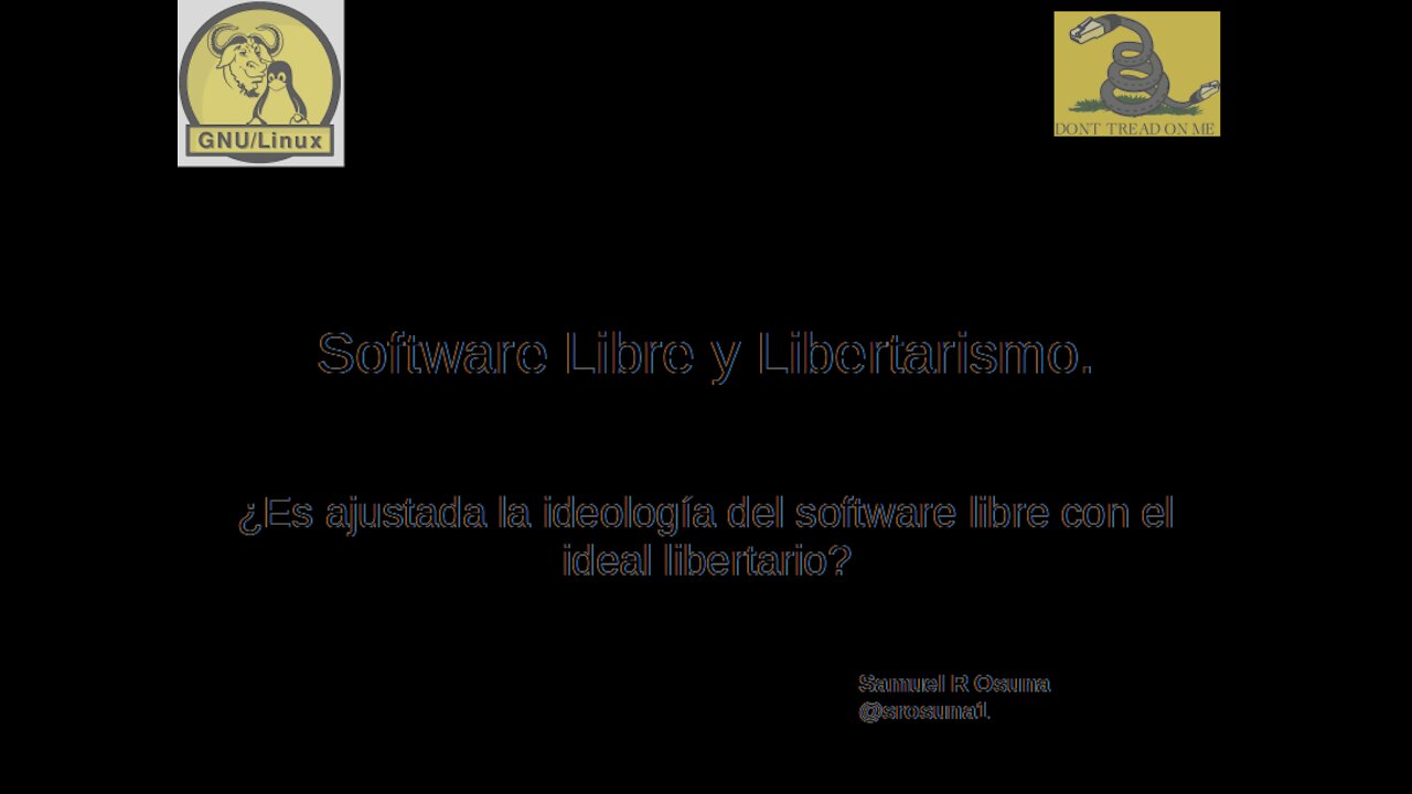 Es el Software Libre compactible con las ideas Libertarias