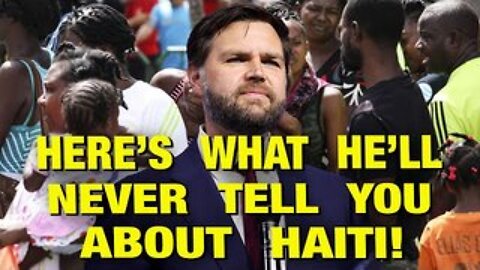 JD Vance Leaves Out HALF The Story On Haitian Immigration!